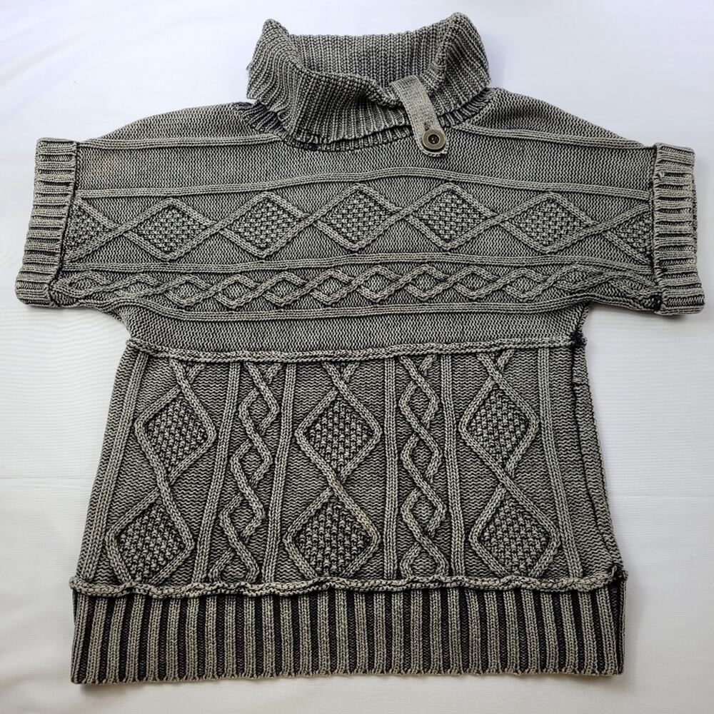 Textured Chunky Grey Sweater by Nine West Jeans size Medium